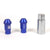 Set Nuts OMP 7075 M12 x 1,25 40 mm 20 uds Blue