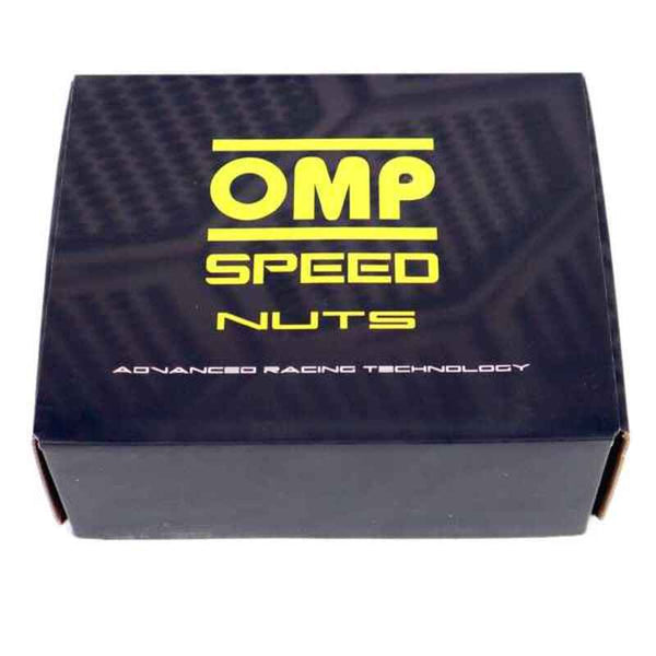 Set Nuts OMP 7075 M12 x 1,25 40 mm 20 uds Blue