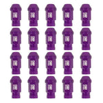 Set Nuts OMP 7075 M12 x 1,25 40 mm 20 uds Violet