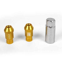 Set Nuts OMP 7075 Gold 40 mm 20 uds M12 x 1,25