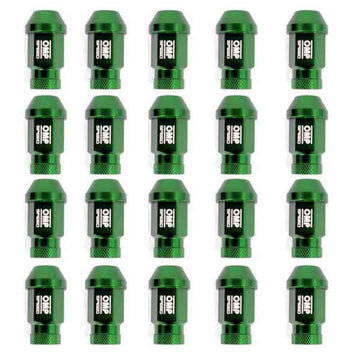 Set Nuts OMP ELE20026 40 mm M12 x 1,25 20 uds Green (Refurbished A+)