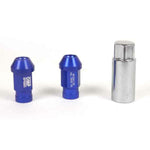 Set Muttern OMP 7075 40 mm M12 x 1,50 20 uds Blau