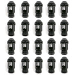 Set Nuts OMP 7075 40 mm M14 x 1,50 20 uds Black