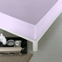 Fitted bottom sheet Naturals Violet (Bed 140)