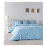 Housse de Couette Naturals Lino Bleu clair Bleu