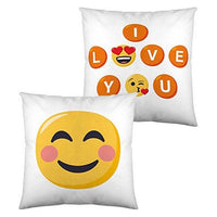 Cushion with Filling Emoji I Love You (40 x 40 cm)