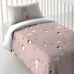 Cot Quilt Cover Haciendo el Indio Unicorn White