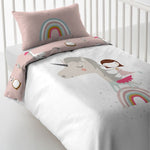 Housse de couette pour berceau Haciendo el Indio Unicorn White