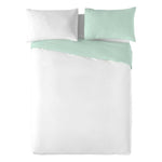 Housse de Couette Naturals Bicolor Blanc Vert