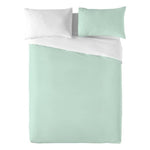 Housse de Couette Naturals Bicolor Blanc Vert