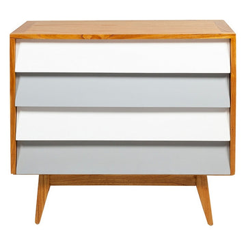 Chest of drawers Aarhus Mindi wood (90 x 42 x 80 cm)