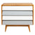 Chest of drawers Aarhus Mindi wood (90 x 42 x 80 cm)