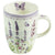 Cup with Plate Flowers Lavendar (4 Pcs)