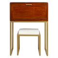 Desk Continental Stool Mindi wood (80 x 40 x 115 cm)