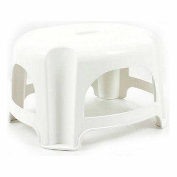 Step Stool Plastic White (29 x 25 x 18,5 cm)