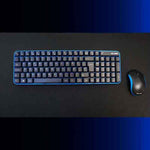 Keyboard and Wireless Mouse ELBE PTR-101 Black