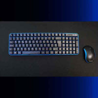 Keyboard and Wireless Mouse ELBE PTR-101 Black