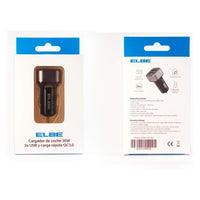 Car Charger ELBE CARG-301-QC 30 W USB 3.0 x 2