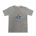 Child's Short Sleeve T-Shirt Rox Butterfly Light grey