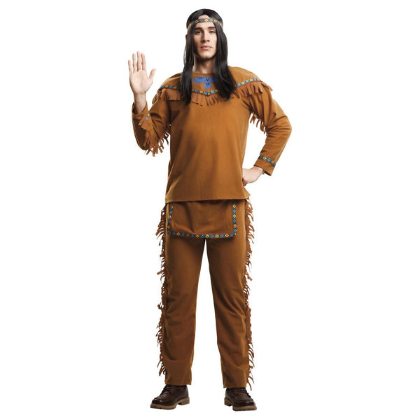Kostum za odrasle My Other Me nativo americano (3 Kosi)