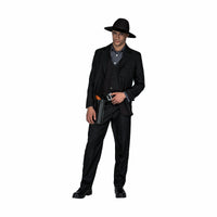 Costume for Adults My Other Me Black M/L Gunman (5 Pieces)