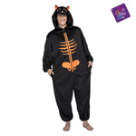 Costume for Adults My Other Me Orange Skeleton