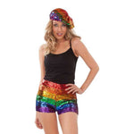 Costume for Adults My Other Me Shorts Rainbow Size 40