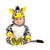 Costume for Babies My Other Me Zebra 0-6 Months (3 Pieces)