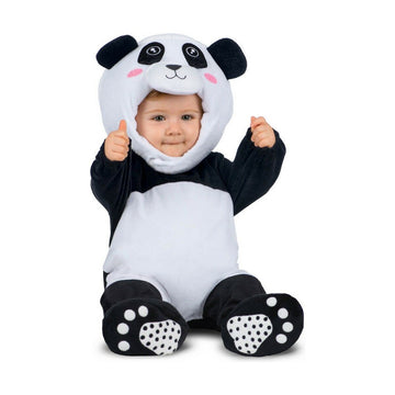 Déguisement pour Bébés My Other Me Noir Blanc Panda (4 Pièces)