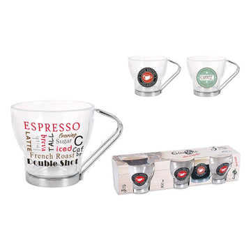 Set Glassic Tea and coffee cup (3 Pieces) (100 cc)