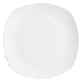 Plate set La Mediterránea Connor Porcelain White (4 Pieces) (25,5 x 25,5 x 2,5 cm)
