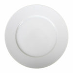 Assiette plate La Mediterránea Saler Porcelaine Blanc (12 Unités) (Ø 25 cm)