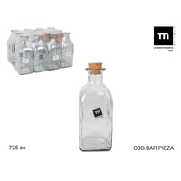 Glass Bottle La Mediterránea Medi Plug 725 ml