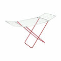 Folding clothes line Confortime Bermeo 170 x 55 x 95 cm White Red (4 Units)