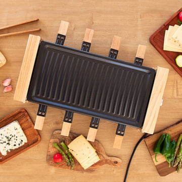 Grill Cecotec Cheese&Grill 8200 Wood Black 1200 W