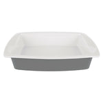 Serving Platter San Ignacio Cronos Grey 37 cm Stoneware