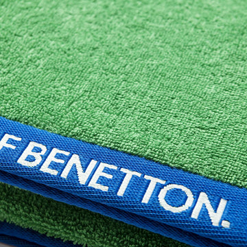 Brisača za na plažo Benetton Rainbow Zelena (160 x 90 cm)