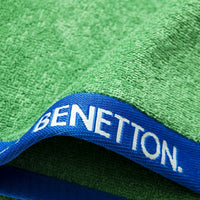 Beach Towel Benetton Rainbow Green (160 x 90 cm)