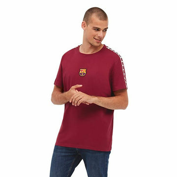 Kurzärmiges Fußball T-Shirt für Männer F.C. Barcelona Braun