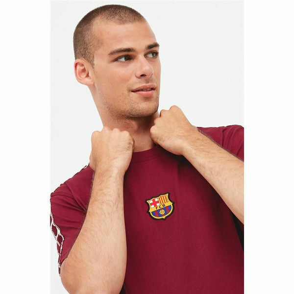 Moška Majica za Nogomet z Kratkimi Rokavi F.C. Barcelona Rjava