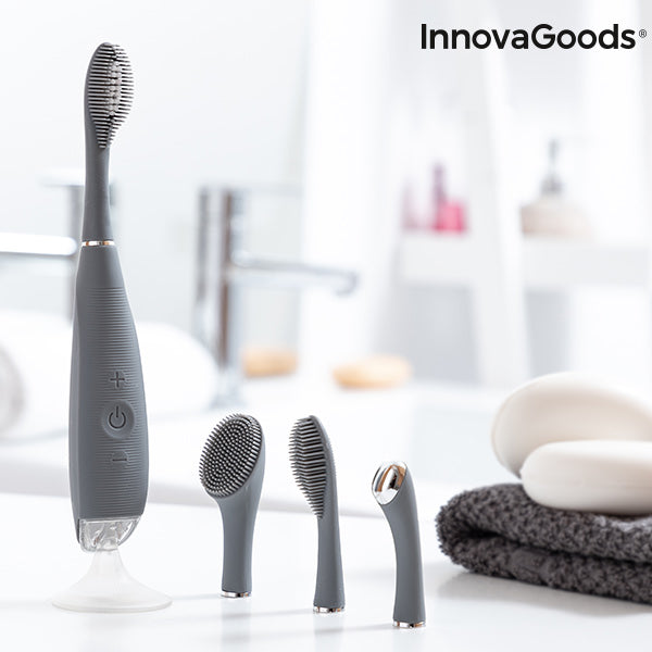 Silicone Sonic Toothbrush with Accessories Klinfor InnovaGoods