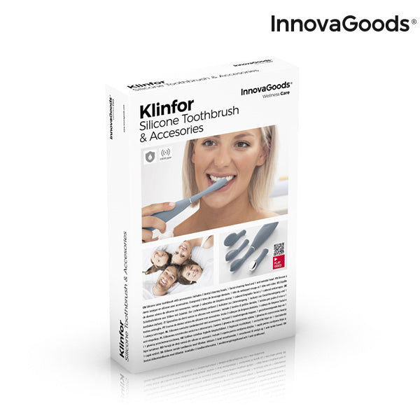 Silicone Sonic Toothbrush with Accessories Klinfor InnovaGoods