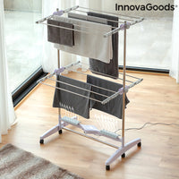 Folding Electric Drying Rack with Air Flow Breazy InnovaGoods IG815349 (Refurbished A+)