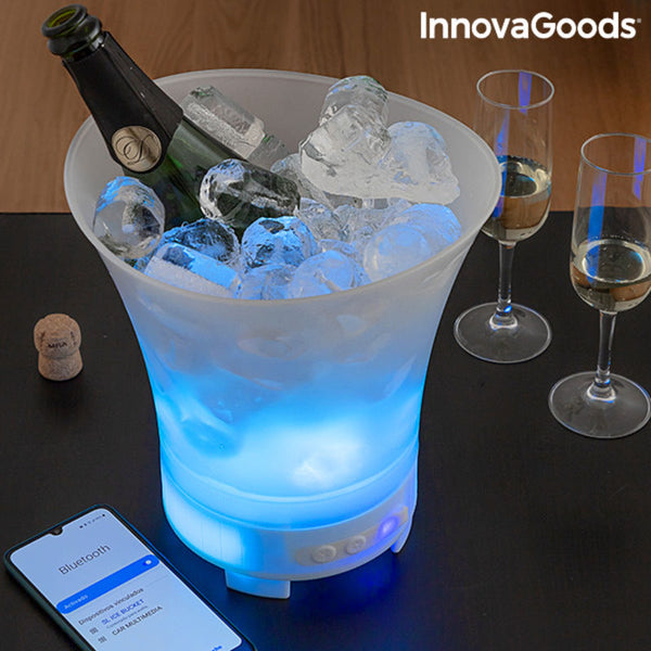 LED bucket with rechargeable speaker Sonice InnovaGoods