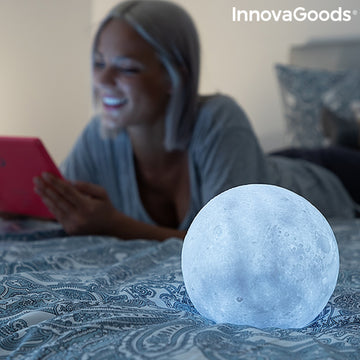 Rechargeable LED Moon Lamp Moondy InnovaGoods Moondy (Refurbished C)