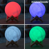 Rechargeable LED Moon Lamp Moondy InnovaGoods Moondy (Refurbished C)