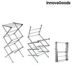 Folding and Extendable Metal Clothes Dryer with 3 Levels Cloxy InnovaGoods (11 Bars)