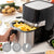 Friggitrice senza Olio InnovaGoods Fryinn Pro 5500 Nero Acciaio inossidabile 1700 W 5,5 L