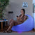 Inflatable Armchair with Multicoloured LED and Remote Control Chight InnovaGoods