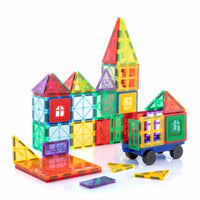 3D Magnetic Building Blocks Magoks InnovaGoods 57 Pieces